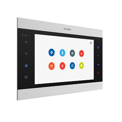 картинка Slinex SL-10N Cloud цвет чер+серебро.10" Домофон с сенсорным экраном и переадресацией на смартфон от компании Intant